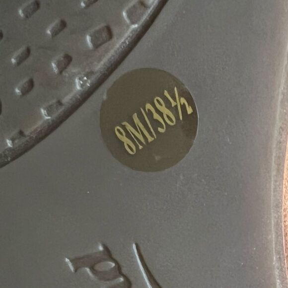 Lucky Brand Women's Jenley Wedges Sz 8 EUC Tan Leather - Picture 14 of 16